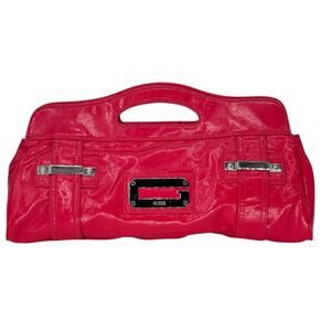 Guess Clutch Hot Pink Handbag Women Bag Bold Chic Retro Y2K Iconic Barbiecore